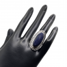 Inel din argint cu lapis lazuli - Madammi.ro